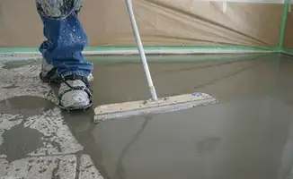 Uneven floor being professionally repaired in Fort Worth, TX